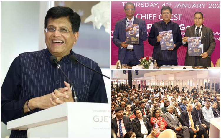 Piyush Goyal Inaugurates India International Jewellery Trade Show Iijs In Mumbai Biznama