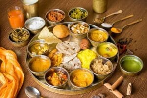 veg thali pix Ghoomar cp