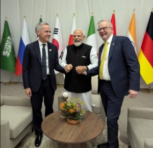 India, Australia and Canada at G20 Summit.. PHOTO PMO