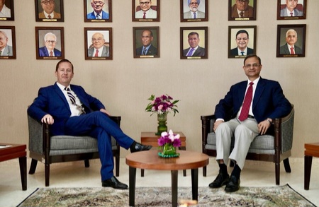 Sergio Gor meets RBI Governor, Photo from Gor X
