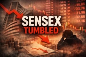 SENSEX STOCK TUMBLED