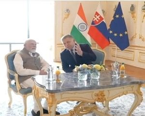 PM Modi holds talks with his Slovak counterpart Robert Fico in Bratislava