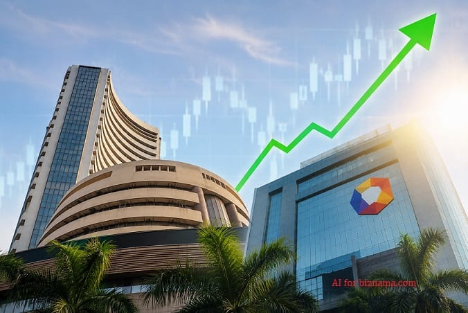 Sensex Gains 254 Pts, Extends Winning Streak to Fifth Session Amid Global Rebound