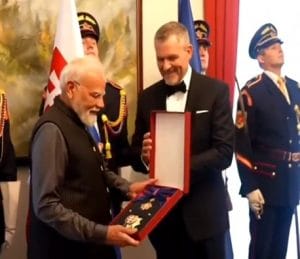 Slovakia confers its highest State honour upon PM Modi